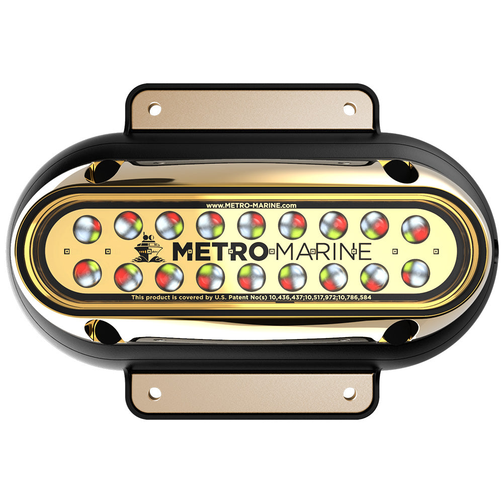 Metro Marine HighOutput Elongated Surface Mount Light wIntelligent Full Spectrum LEDs RGBW 45 Beam FSME1HFS45