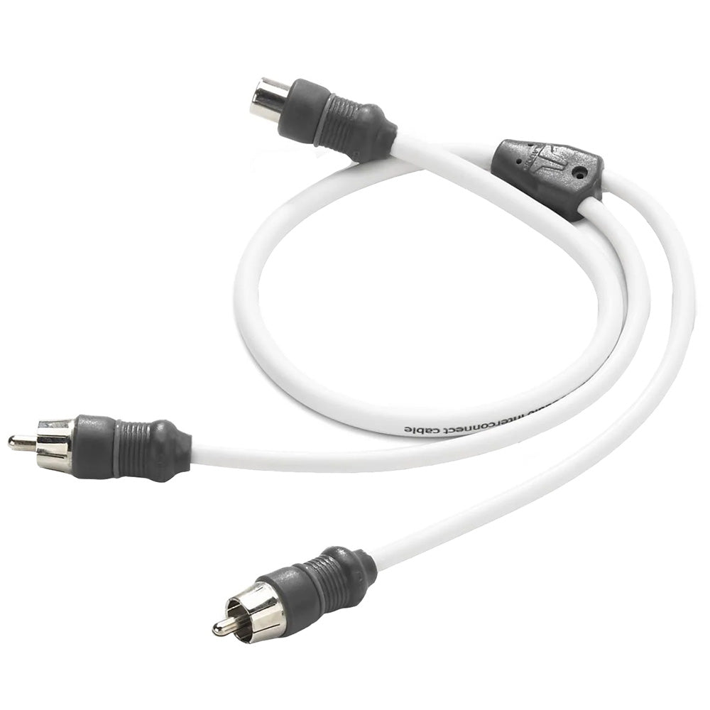 JL Audio 2 Channel Marine Audio YAdaptor 1 Female Jack to 2 Male Plugs XMDWHTAICY1F2M 0101355200