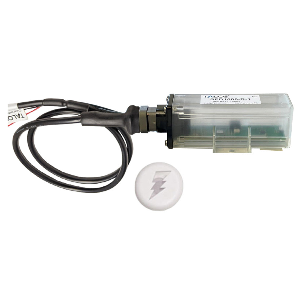 TALOS Remote Housing Lightning Detection System w3 Cable White Round Indicator wTranslucent Housing SFD1000RT1WOWH3FT