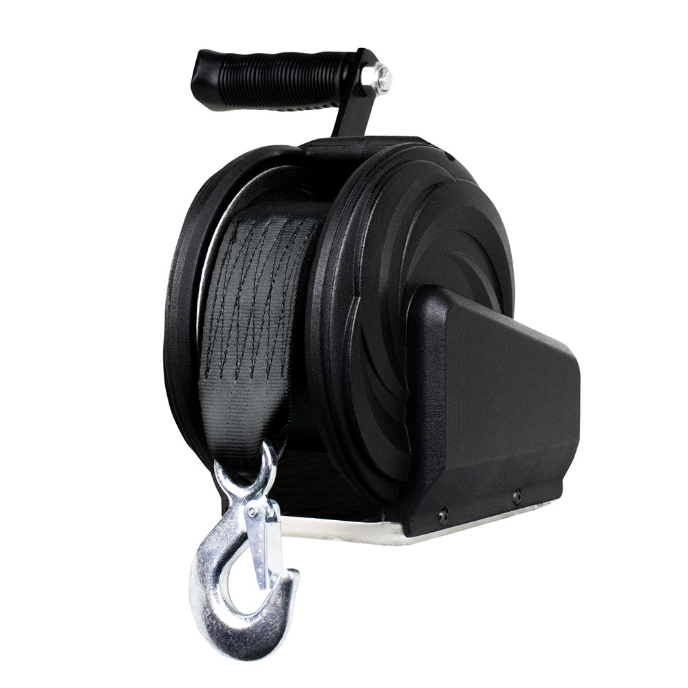 Powerwinch Select Series Winch 600lb 6 Crank Arm Carbon Black 21400W06006BR