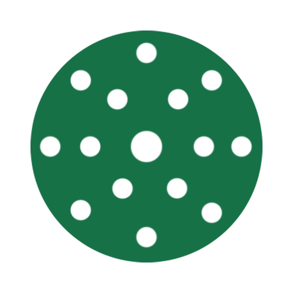 RUPES PROCUT Film Abrasive Discs 150mm 6 15 Holes P180 Grit Box of 50pcs 945FD180