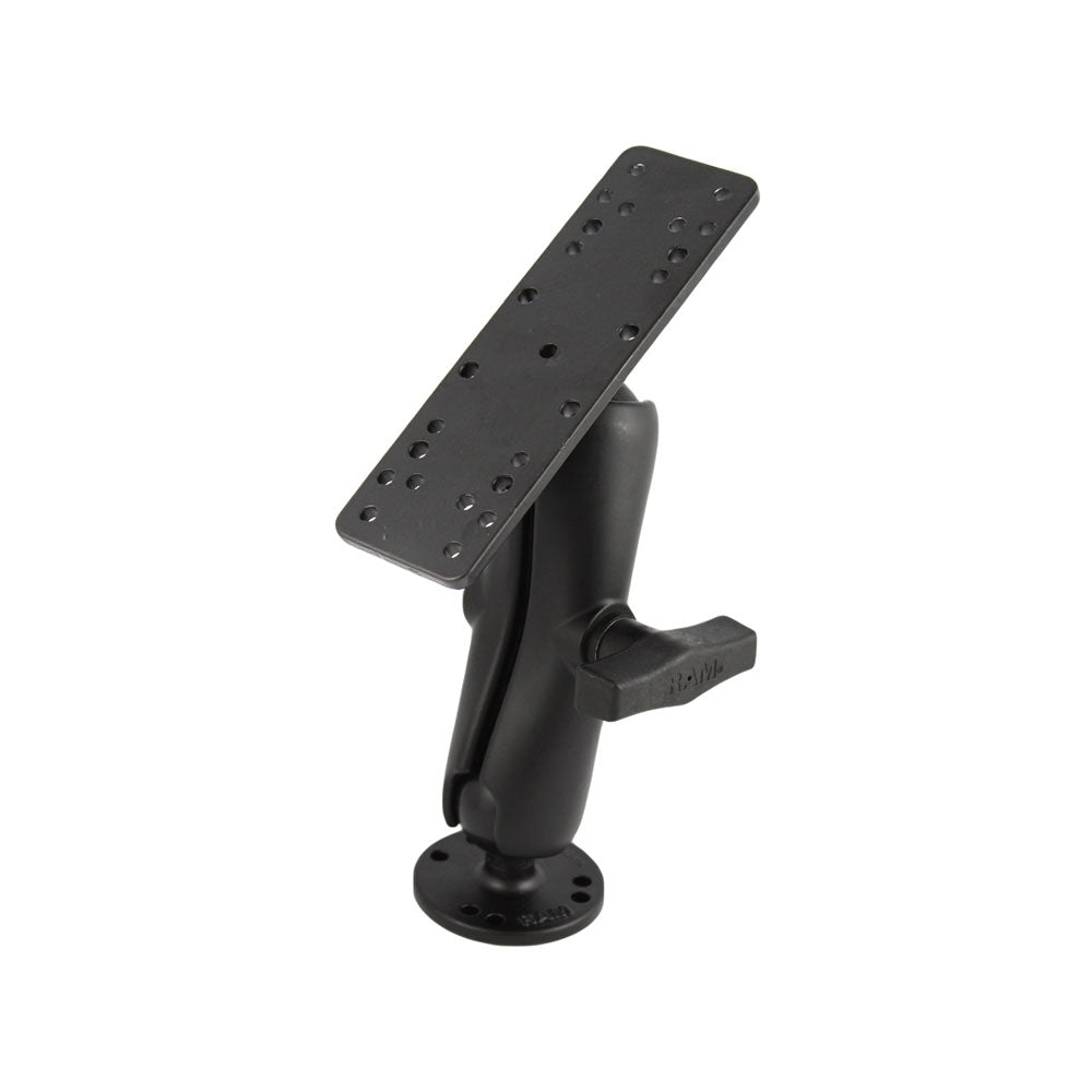 RAM Mount Marine Electronics Universal Mount Gimbal Bracket Under 10lbs RAM111U