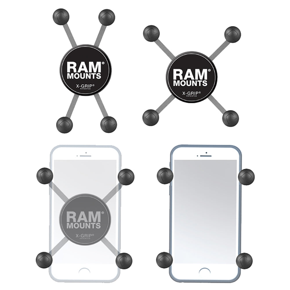 RAM Mount Universal XGrip Cell Phone Holder w1 Ball RAMHOLUN7BU