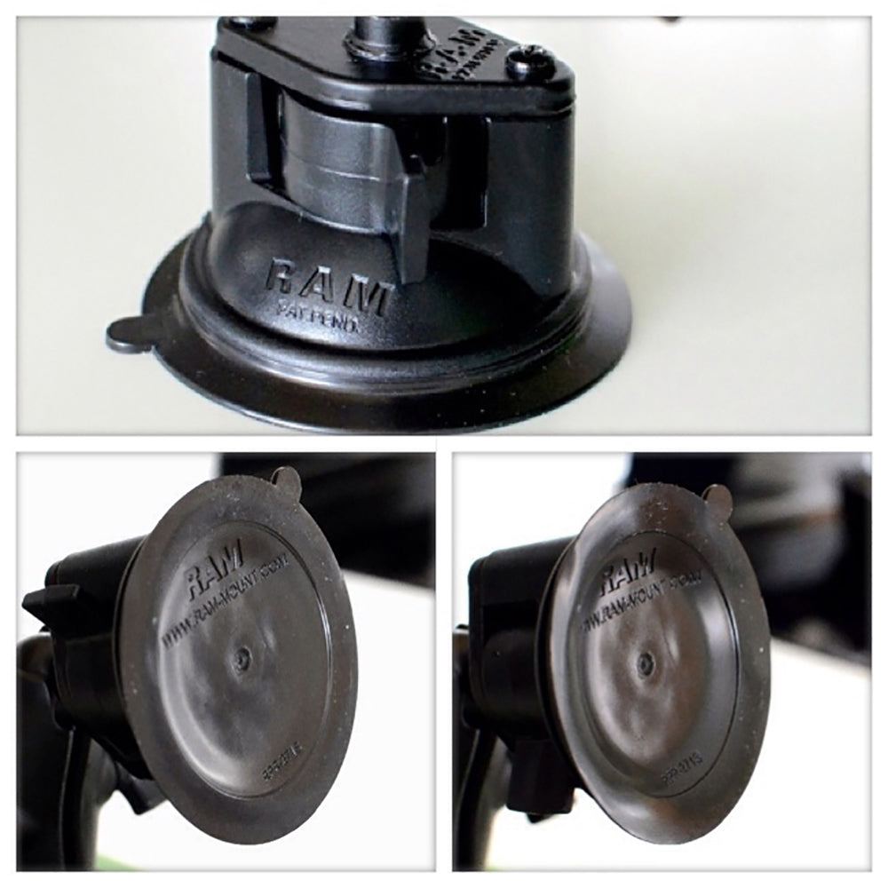 RAM Mount TabTite iPad HP TouchPad Cradle Twist Lock Suction Cup Mount RAMB166TAB3U