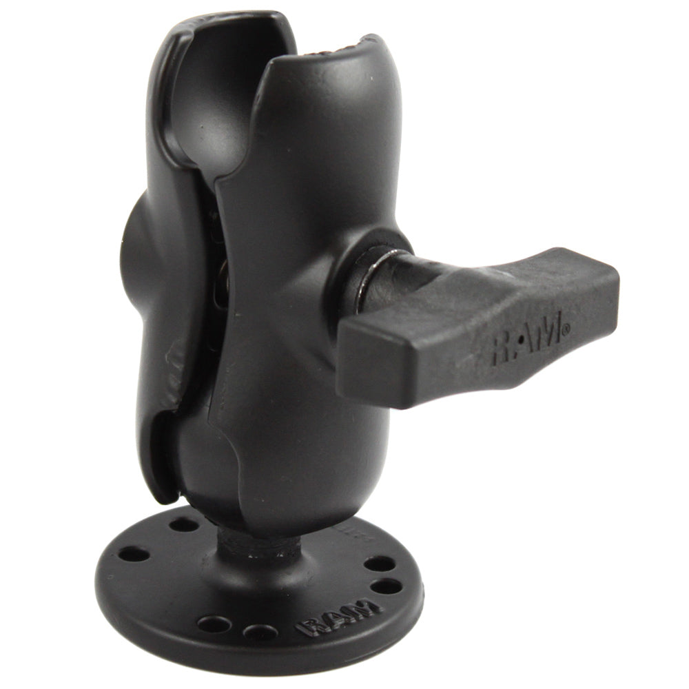 RAM Mount 15 Ball Short Arm w25 Round Base RAM103UB