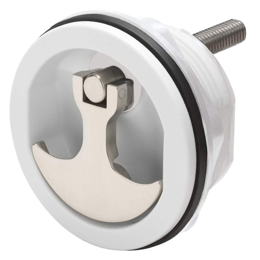 Whitecap Compression Handle Nylon WhiteStainless Steel NonLocking 6230WC