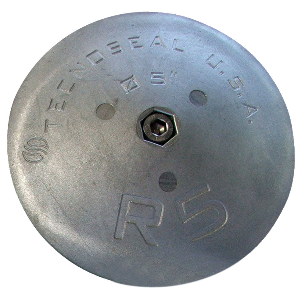 Tecnoseal R5MG Rudder Anode Magnesium 5 Diameter R5MG