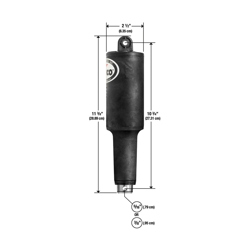 Lenco 101XD Extreme Duty Actuator 12V 214 Stroke wHardware 15056002