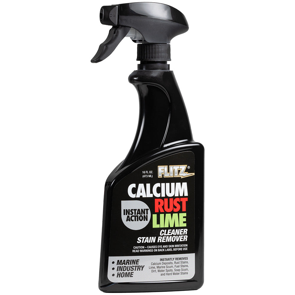 Flitz Instant Calcium Rust Lime Remover 16oz Spray Bottle CR 01606