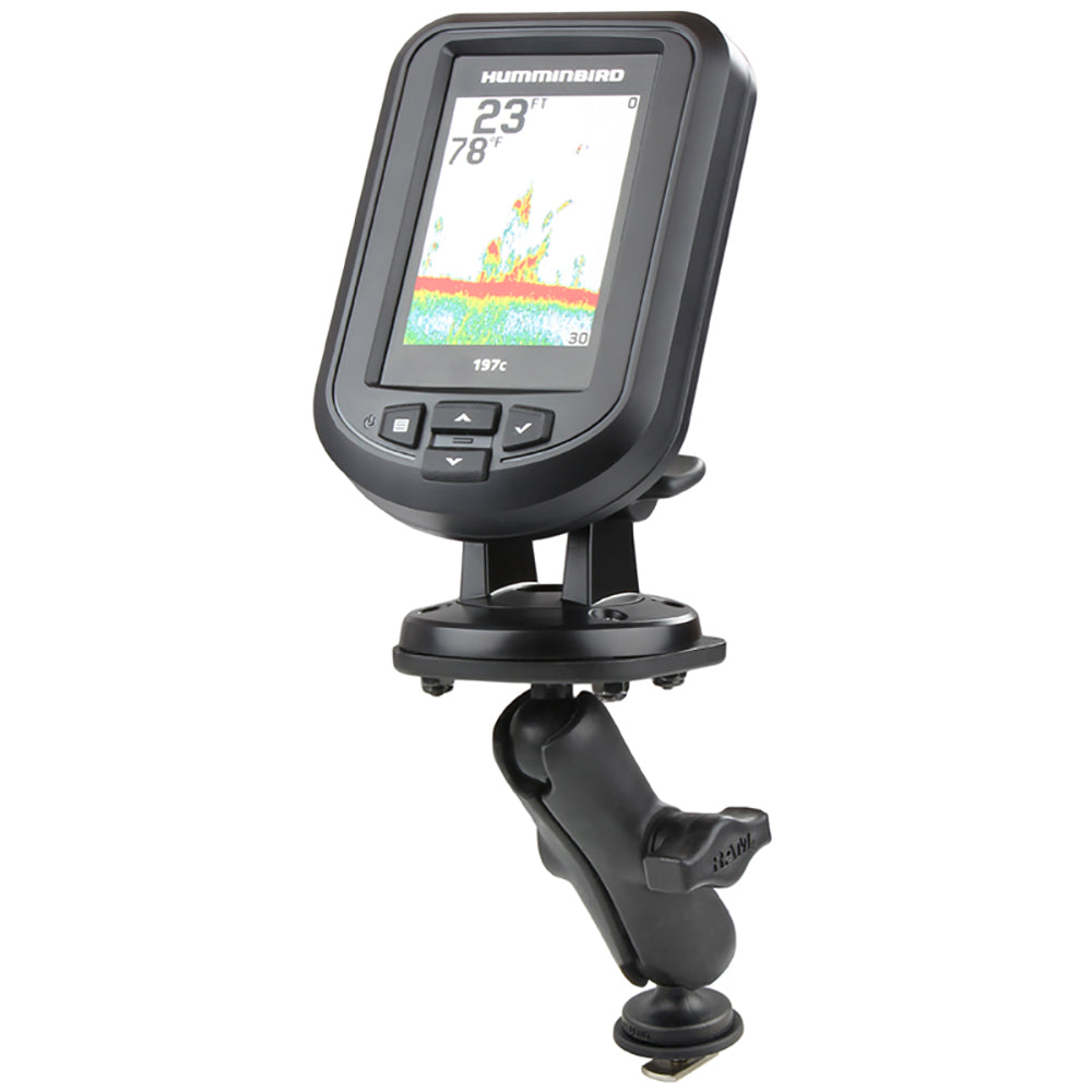 Ram Mount RAM Track Ball Mount with Marine Electronic Plate for the Eagle Cuda FishEasy Humminbird Piranha Lowrance X4