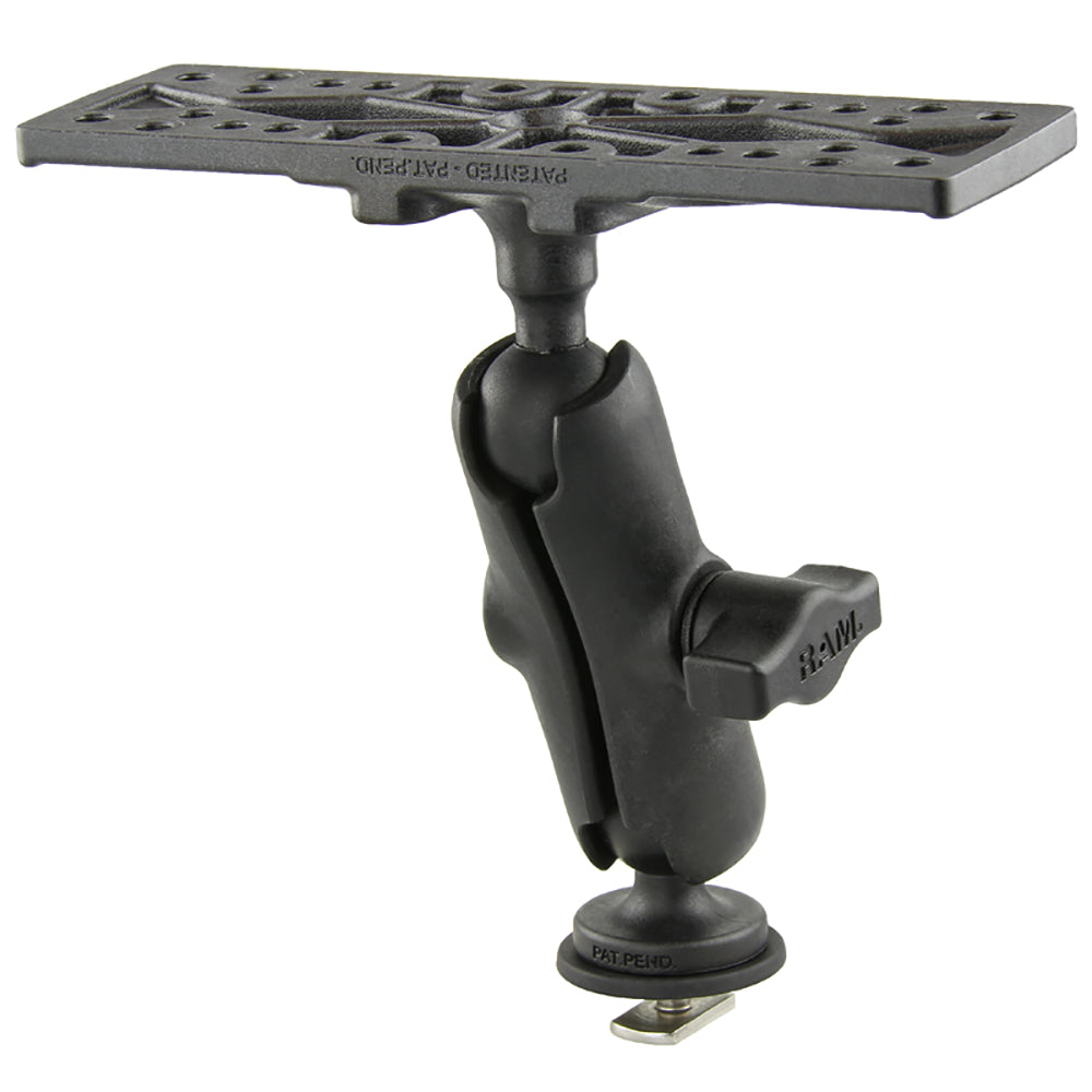 Ram Mount RAM Composite 1 Ball Mount with 625 X 2 Rectangular Plate Track Ball Base RAPB111B354TRA1U