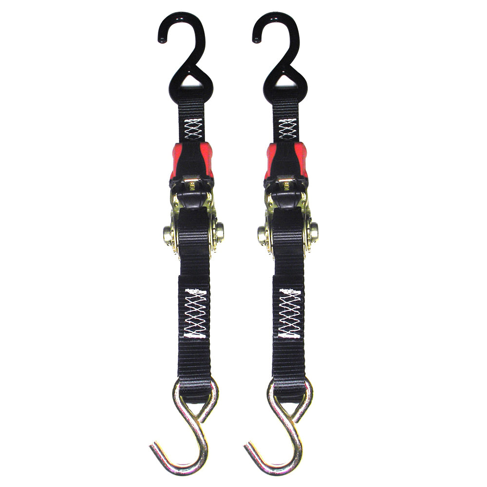Rod Saver Rubber Ratchet TieDown 1 x 6 Pair RTD6