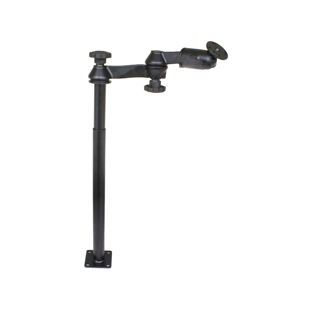 RAM Mount RAM TelePole w12 18 Poles Double Swing Arms Round Plate RAMVPSW11218
