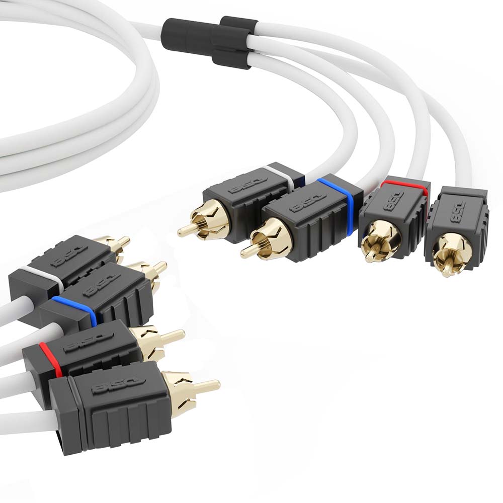 DS18 Marine Tinned OFC RCA Cable 4 Channel 6 MOFCR6FT4CH