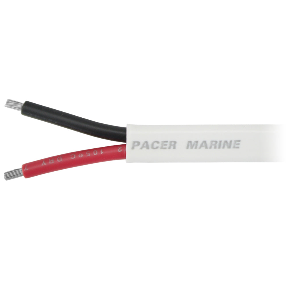 Pacer 162 AWG Duplex Cable Flat Cable RedBlack 250 W162DC250