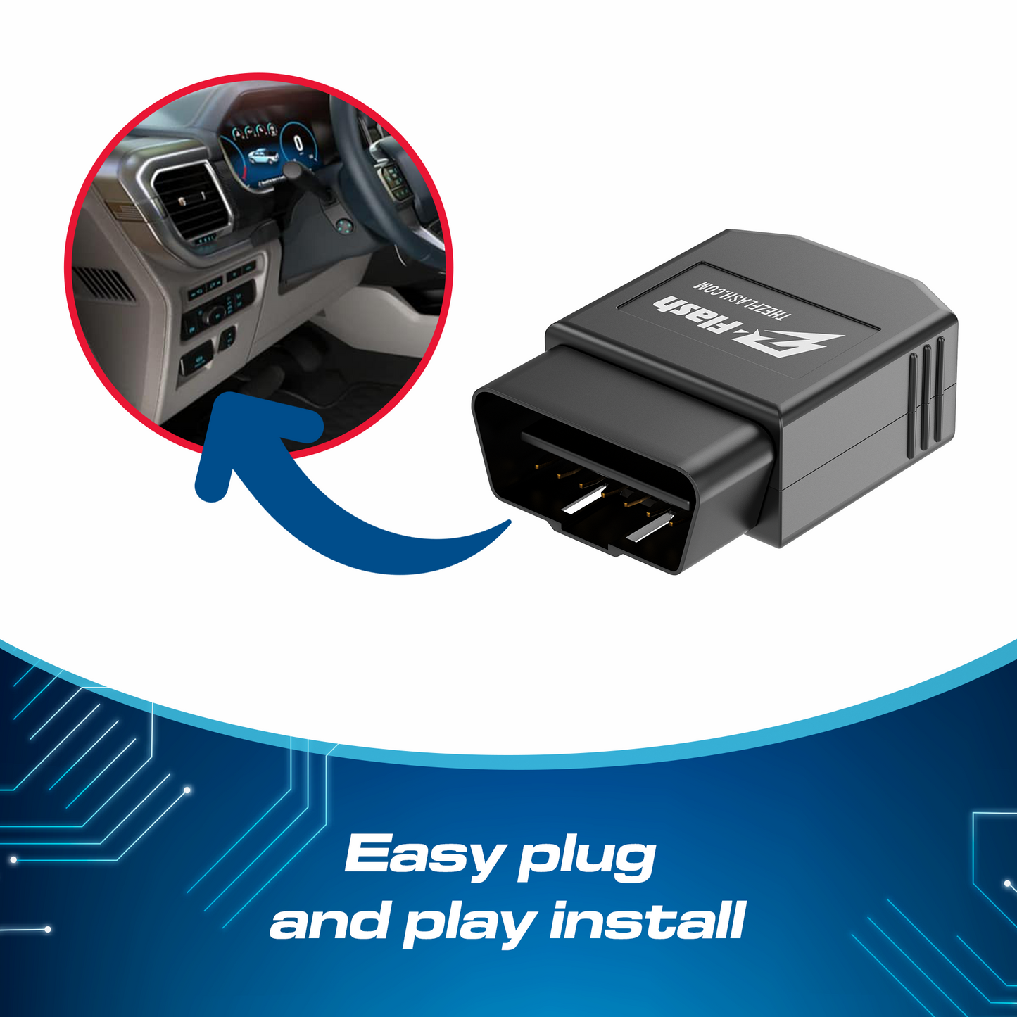 Z-Flash OBD Plugin Flasher Switch Module for Ford