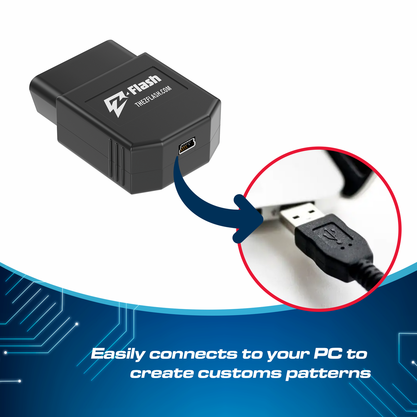 Z-Flash OBD Plugin Flasher Switch Module for Ford