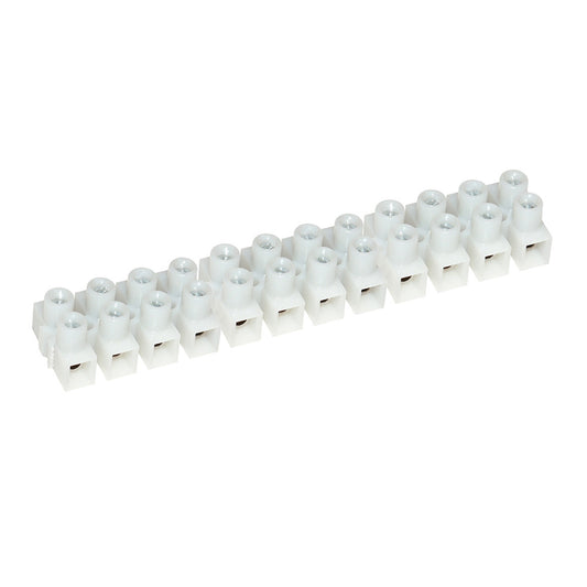 Pacer 15A Euro Style Terminal Block  12 Gang  5 Pack E150125