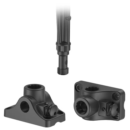 RAM Mount RAM ROD Fishing Rod Holder wPlunger Bulkhead Base RAM114BMP
