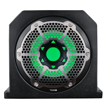 DS18 HYDRO 10 Marine Sub Box wRGB Lighting  Black NXL10SUBLDBK