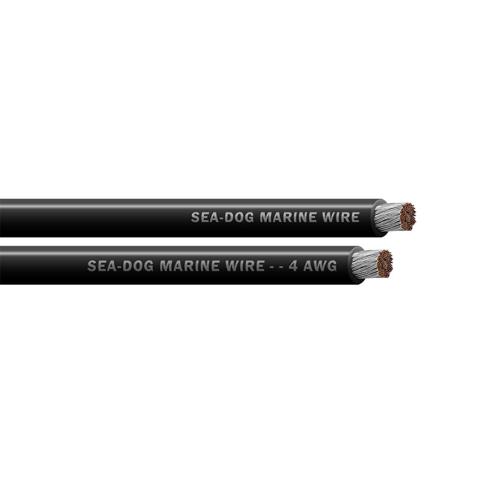 SeaDog 4 AWG Black Battery Cable  50 8004011