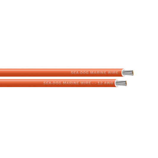 SeaDog 12 AWG Orange Primary Wire  100 8012082