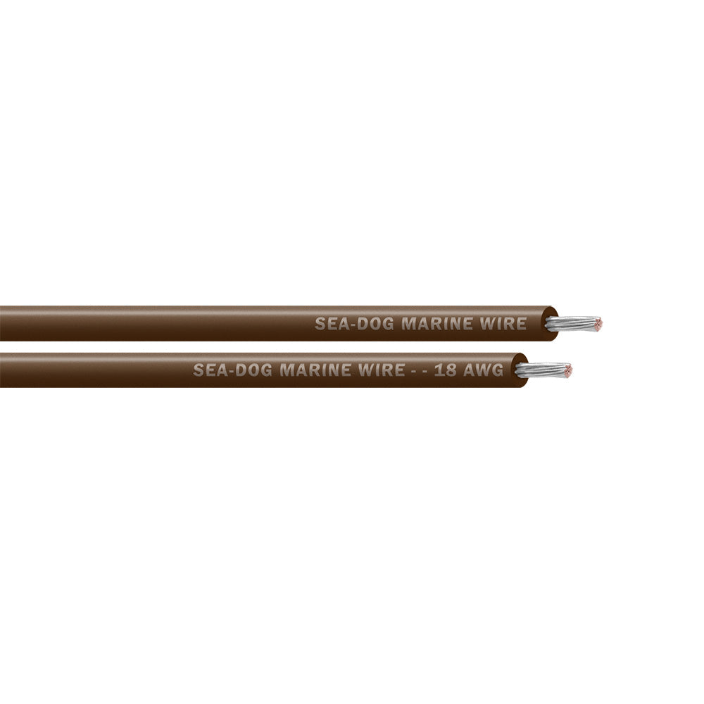 SeaDog 18 AWG Brown Primary Wire  500 8018077
