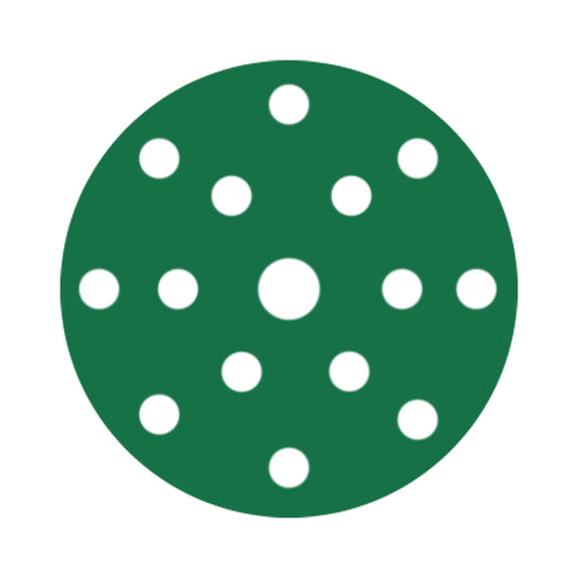 RUPES PROCUT Film Abrasive Discs 150mm 6  15 Holes  P220 Grit Box of 50pcs 945FD220