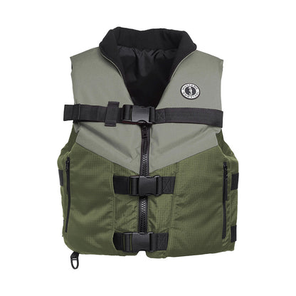 Mustang Accel Foam Vest  GreenGrey  XXXL MV4627833XXXL