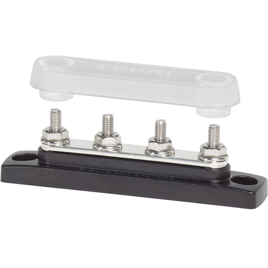 Blue Sea 2315 MiniBus 100 Ampere Common BusBar 4 x 1032 Stud Terminal with Cover 2315