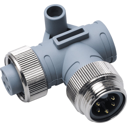 Maretron Mini 90 Deg Male to Female Connector ELBNMNF