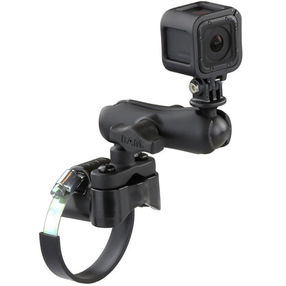 RAM Mount GoPro Hero ATVUTV Strap Clamp Roll Bar Mount RAMB149Z2GOP1U