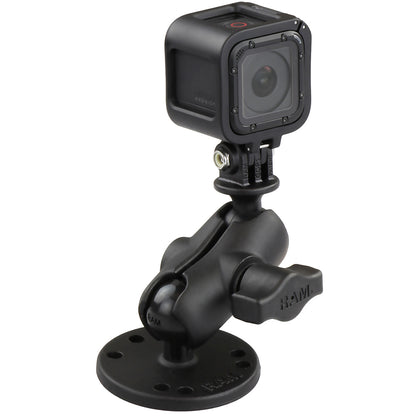 RAM Mount GoPro Hero Short Arm Flat Surface Mount RAMB138AGOP1U