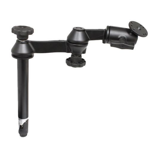 RAM Mount Double Swing Arm w8 Male and No Female TelePole RAMVPSW18