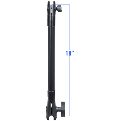 RAM Mount 18 Long Extension Pole w1 and 15 Single Open Sockets RAPCB20118U