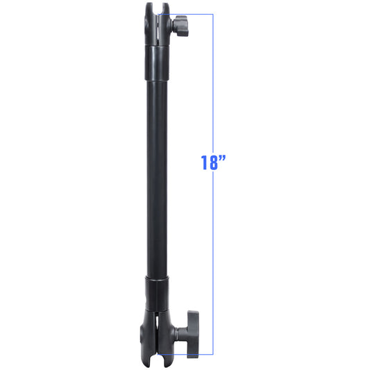 RAM Mount 18 Long Extension Pole w1 and 15 Single Open Sockets RAPCB20118U