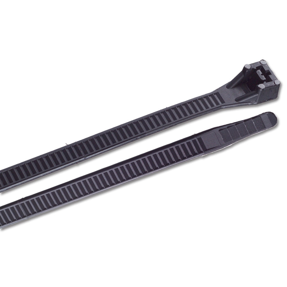 Ancor 15 UV Black Heavy Duty Cable Zip Ties  100 Pack 199260