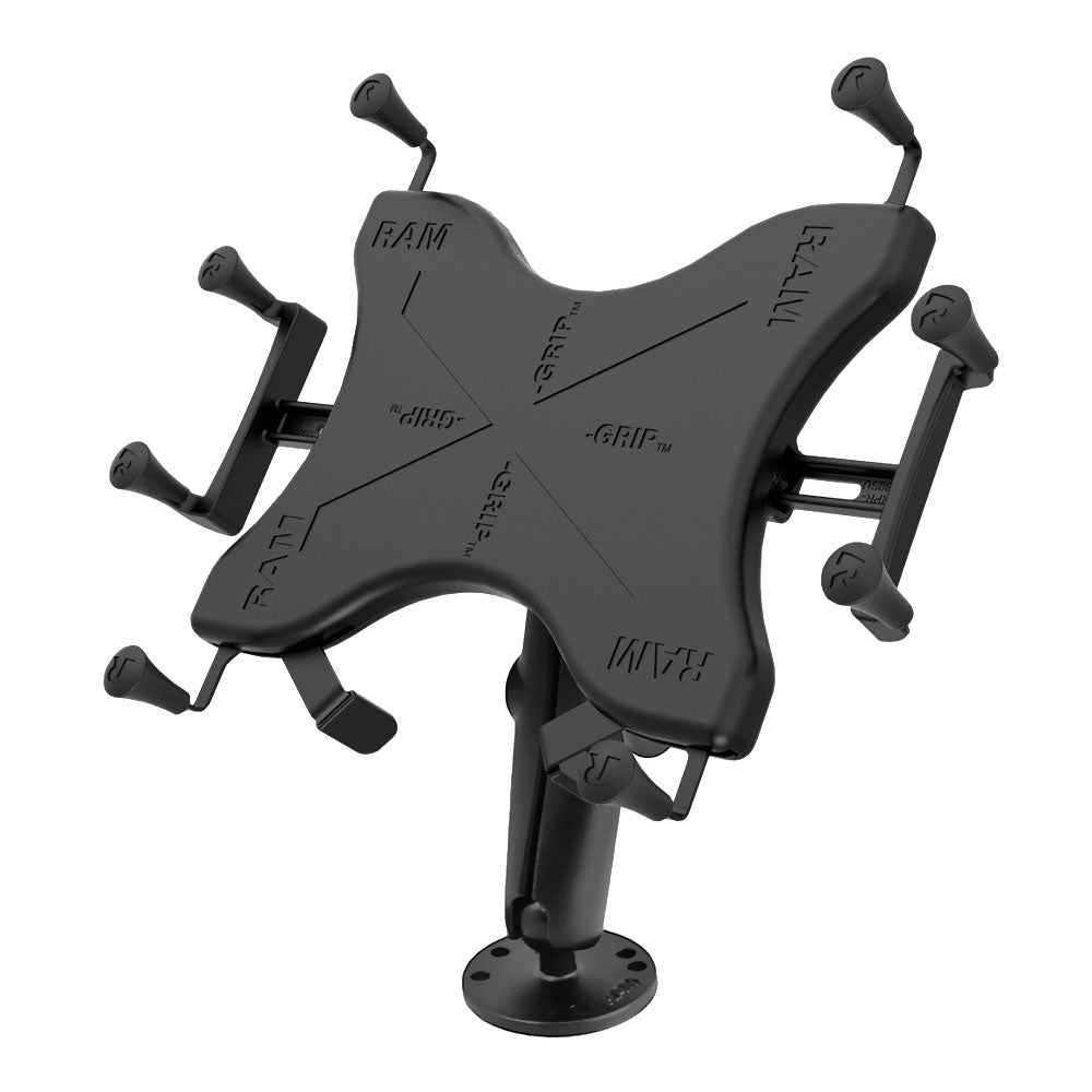 RAM Mount XGrip III Large Tablet Holder w Long Flat Surface Mount RAMB101CUN9U