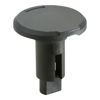 Attwood LightArmor PlugIn Base  2 Pin  Black  Round 910R2PB7