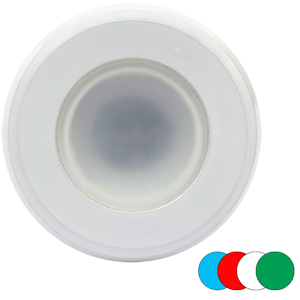 ShadowCaster Full Color Dimmable Shadow Net Enabled White Powder Coat Finish Down Light SCMDLCCWH