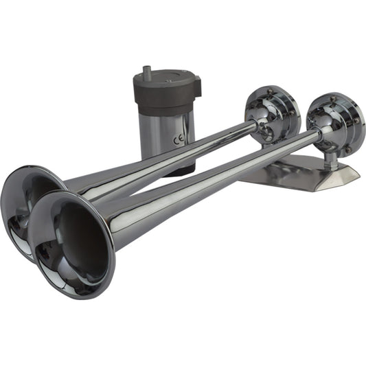 SeaDog MaxBlast Air Horn  Dual Trumpet 4325201