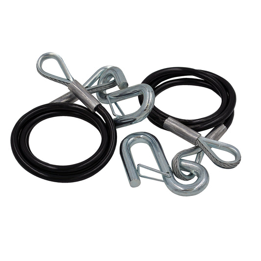 CE Smith Safety Cables  3500lb Capacity  PVC Coated  Pair 16662A