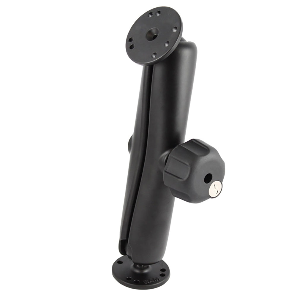 RAM Mount RAM Double Ball Mount wKey Lock Knob RAM101UDL