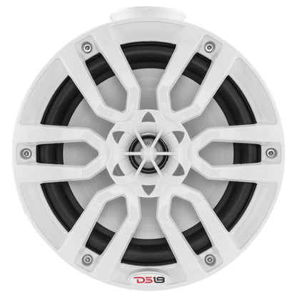 DS18 HYDRO 8 Compact Wakeboard Pod Tower wRGB Light  375W  White  NXLPS8W