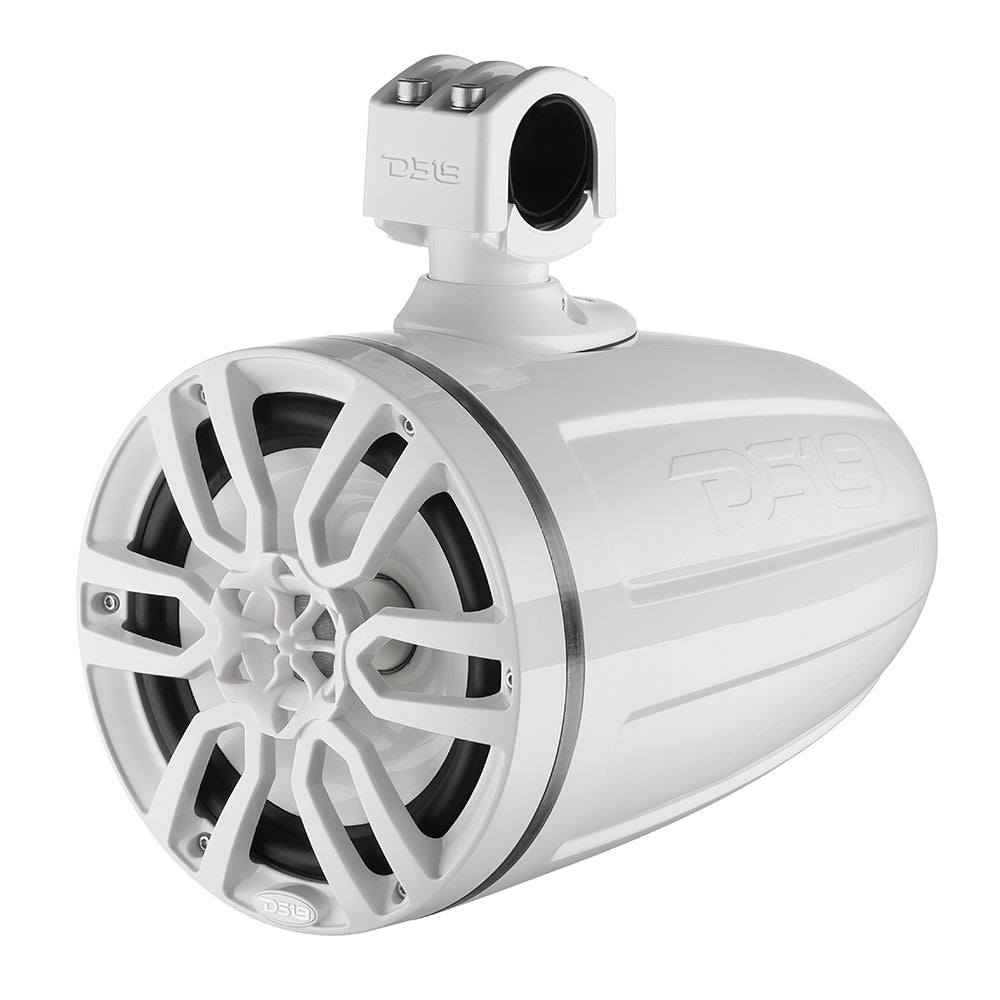 DS18 X Series HYDRO 8 Wakeboard Pod Tower Speaker wRGB LED Light  375W  White  NXLX8TPWH