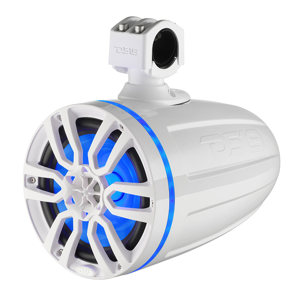 DS18 X Series HYDRO 8 Wakeboard Pod Tower Speaker wRGB LED Light  375W  White  NXLX8TPWH