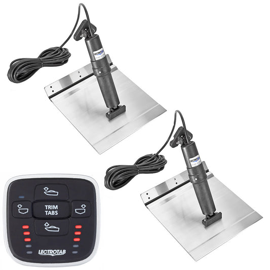Lectrotab XKA Aluminum Alloy Trim Tab Kit wMLC1 Control  12 x 24 XKASML12X24A