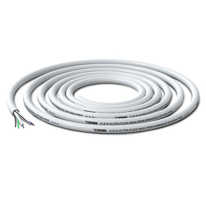 DS18 Marine Tinned OFC 18GA RGB Wire w16GA Speaker Wire  100 Spool MOFC1618GA100SWRGB