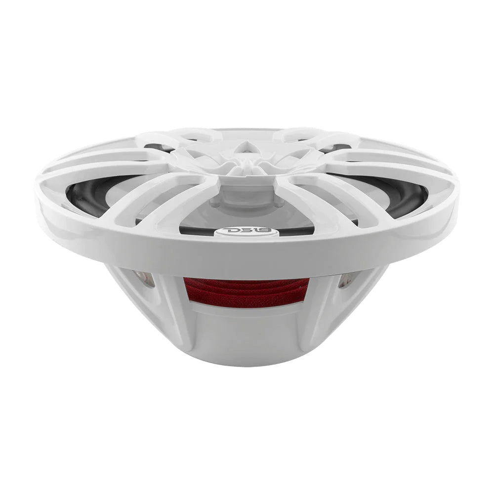 DS18 HYDRO 6 x 9 2Way Marine Speakers wIntegrated RGB LED Lights  375W  White NXL69WH