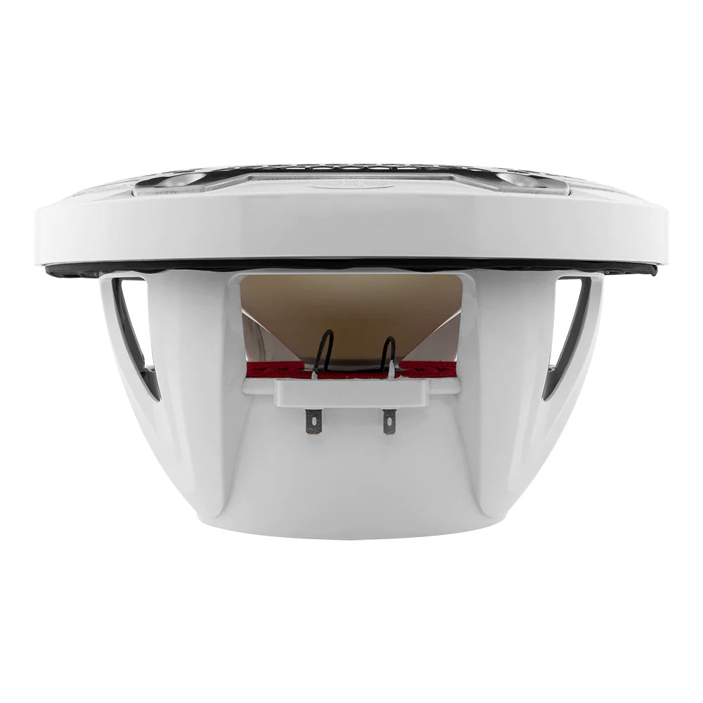 DS18 HYDRO 10 2Way Speakers wBullet Tweeter  Integrated RGB LED Lights  White NXL10MWH